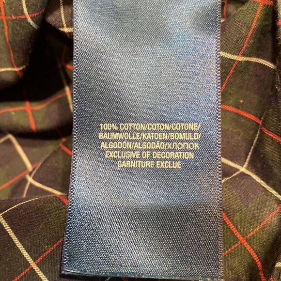 Ralph Lauren Button Down Plaid 24 mo - Picture 5 of 5